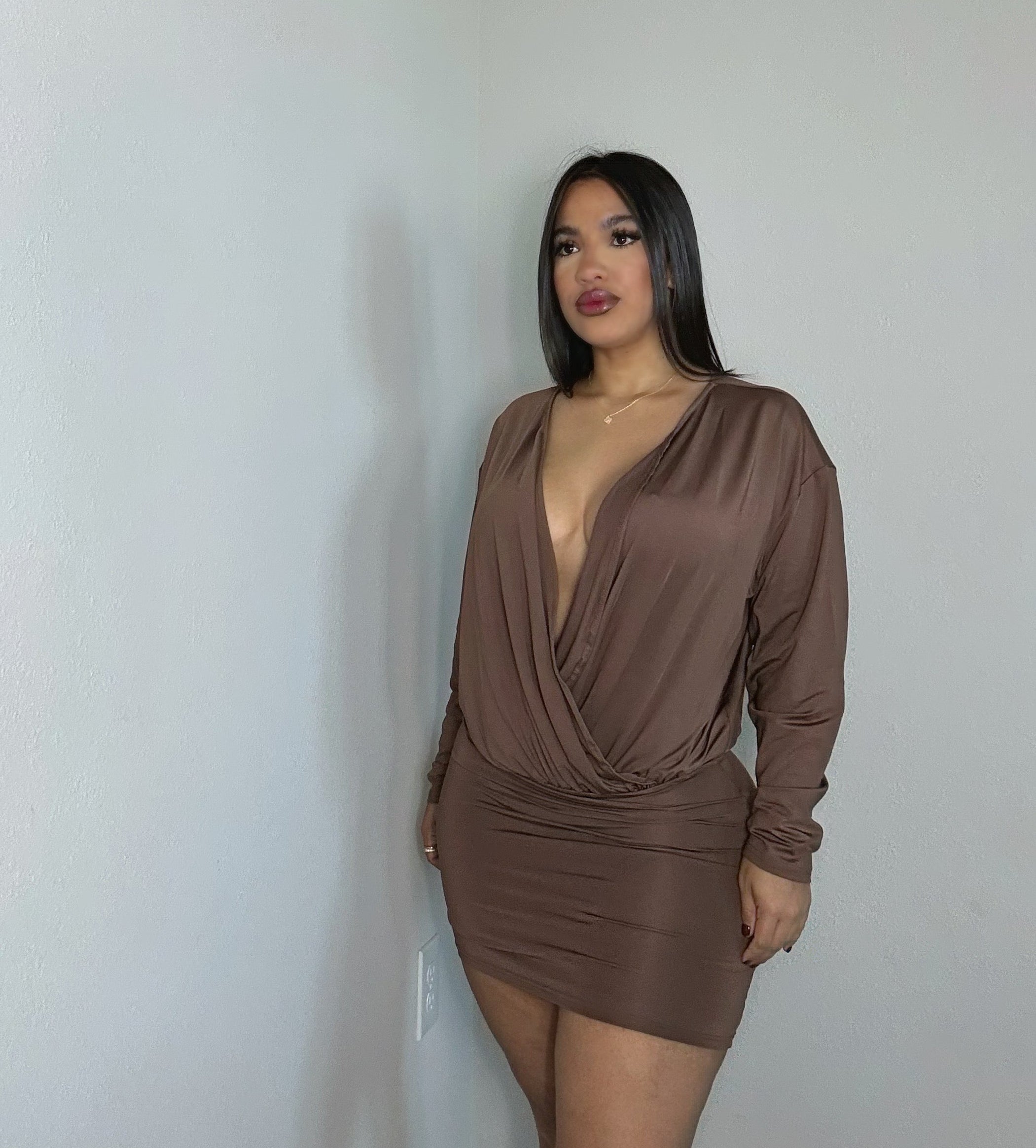 Mocha Mousse Dress🧋