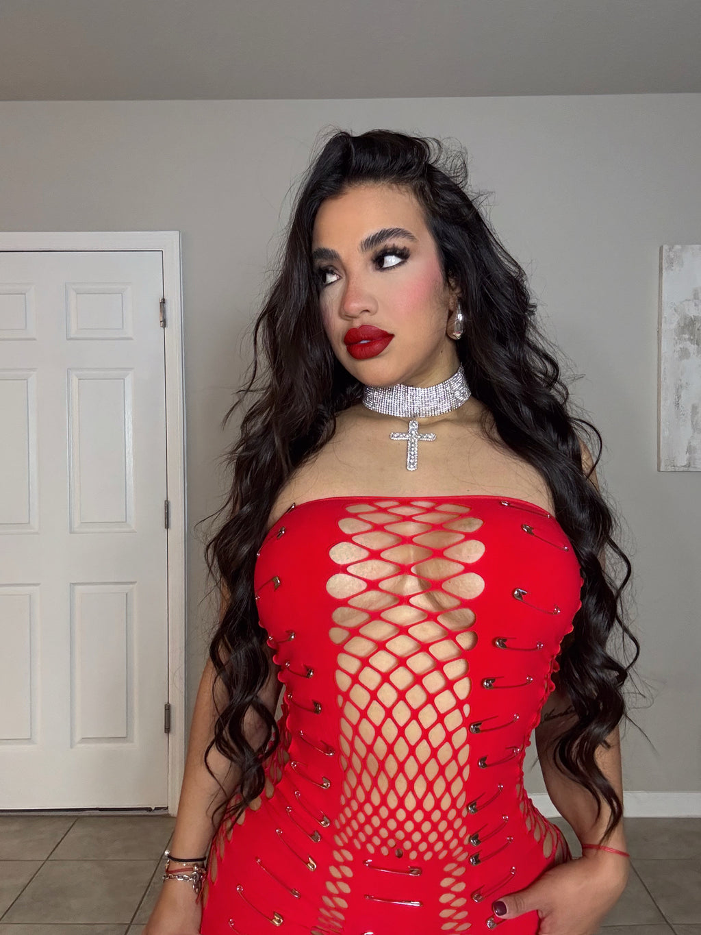 Pin Red Dress