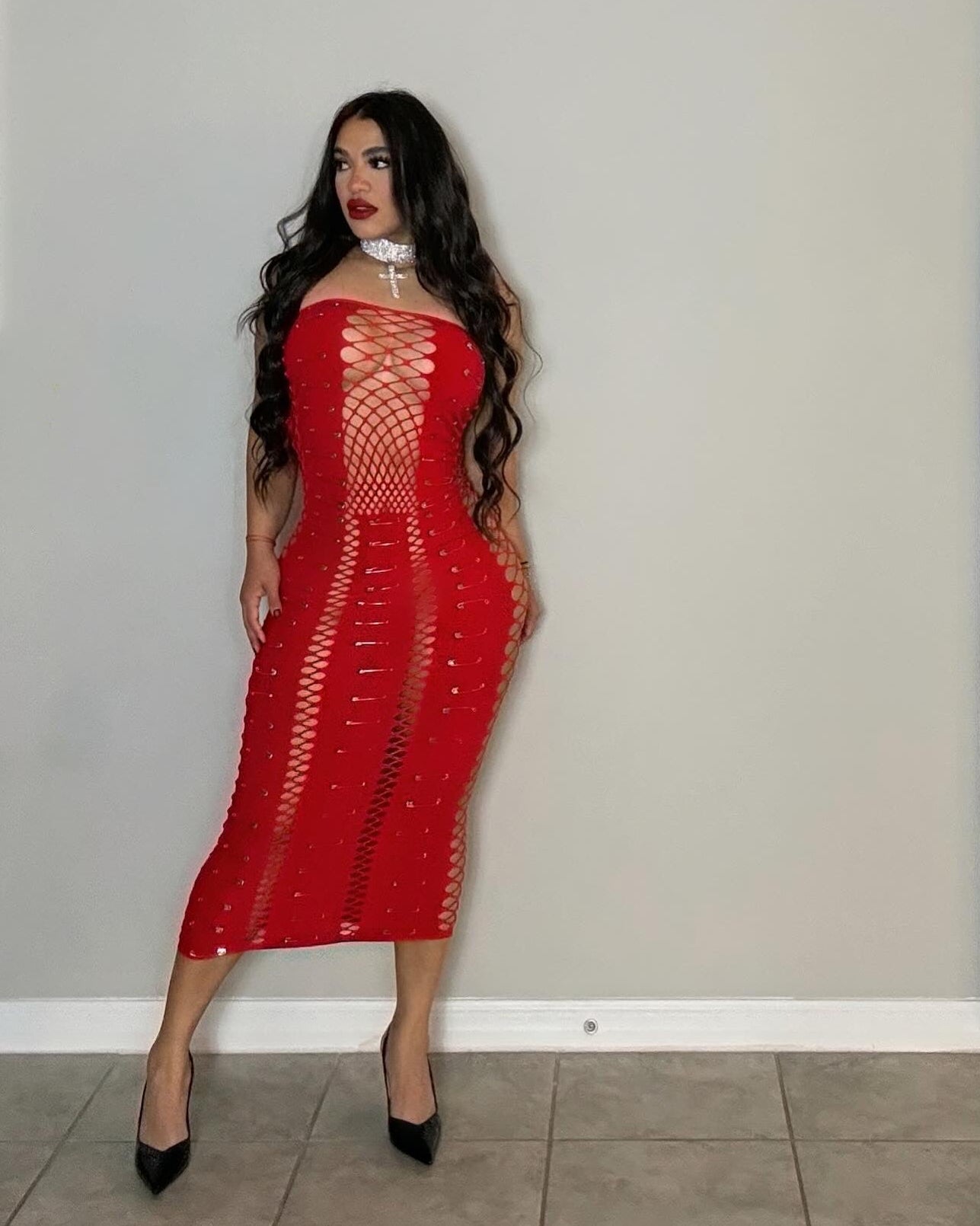 Pin Red Dress